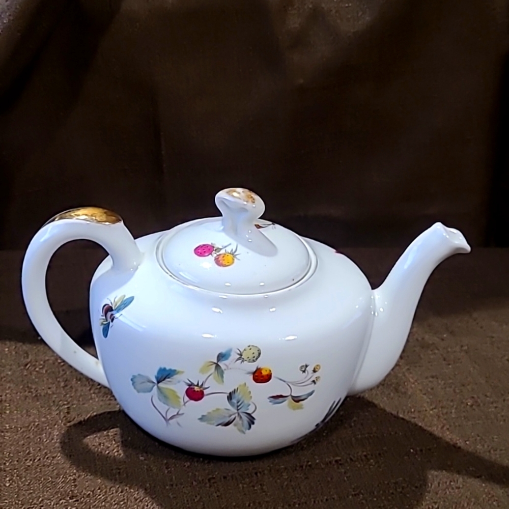 Raspberry Teapot by Royal Worcester
